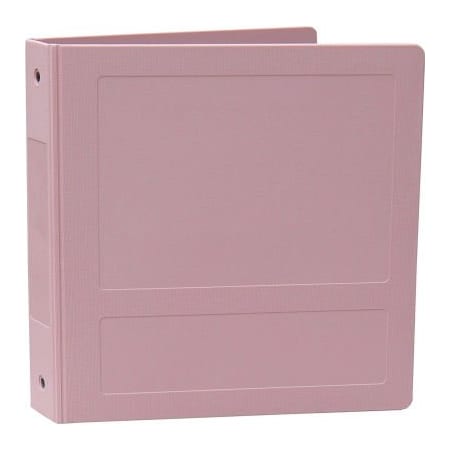 Omnimed Omnimed 2-1/2" Antimicrobial Binder, 3-Ring, Side Open, Holds 450 Sheets, Mauve 205120-MV